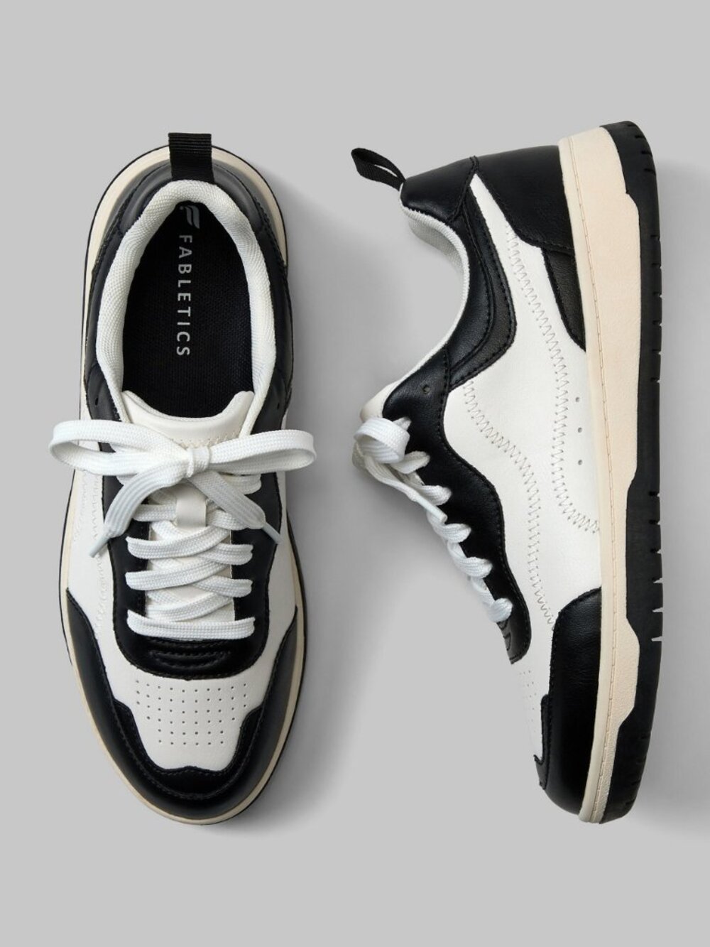 Fabletics never worn Black and White women’s Sneakers Size 7